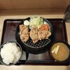 とり多津 - 唐揚げ３個定食６９０円