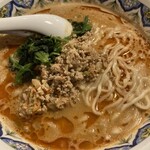 中国ラーメン揚州商人 - 担々麺と杏仁豆腐セット1,150円