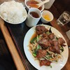 レバニラ定食 kei楽