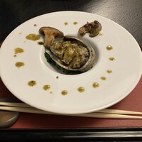 鉄板焼レストラン八景 - 鮑ステーキ