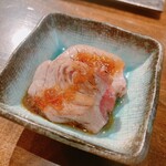 おまかせ寿司 すしのすけ - 鮪の腹肉の炙り