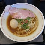 Menya Tomimoto Chintan - ［限定］海老清湯醤油らーめん＋味玉