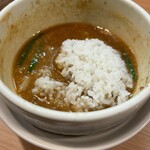 旋 - これはたまりません　担々麺の締めにはご飯でしょう