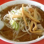 味登利食堂 - 味噌ラーメン；チャーシューの載らない伝統的な仕立て @2014/01/05