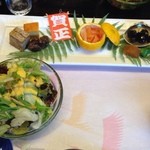 柏屋旅館 - 正月らしい朝食 2014.01