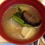 柏屋旅館 - 雑煮は関東風 2014.01