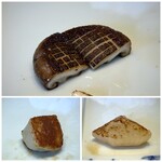 Teppanyaki Mai - ◆どんこ椎茸(大分）・・厚みがあり美味しい。 ◆蕪も下味が付いているので、柔らかく食べやすいですね。 ◆生麩は好きですから、食感を楽しみながら頂きました。