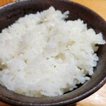 とんかつ とみた - 硬めの炊き加減がうまうま