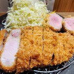 とんかつ とみた - キャベツ大盛り注文