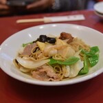 中華菜館 福壽 - ソボロ（長崎弁で具だくさん）皿うどん（太麺）美味し過ぎ