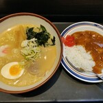 名代 富士そば - 味噌ラーメンとミニカレー単品