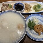 楽関記 - 中華粥セット