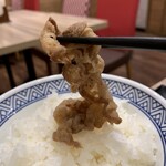 Yoshinoya - 白米にワンオン
