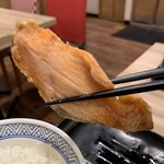 Yoshinoya - 「牛鮭定食」の鮭