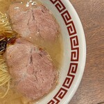 双喜紋 - ラーメン670円ねぎ抜き辛味・ニンニクありあり　右