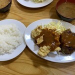 Kitsuchin San - ハンバーグと豚天