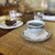 インカルシ - ドリンク写真:ブレンドコーヒーとガトーショコラ