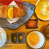 Katsumasa - 富士の国ポーク　ロースカツ定食
                ごはんにキャベツ、豚汁、お新香もお代わり出来ます