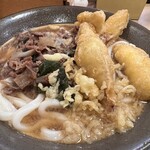 牧のうどん - 肉うどん、ごぼう天