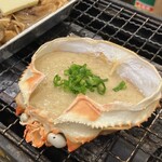 磯丸水産 - 蟹味噌甲羅焼き　593円（税込）