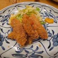 新宿割烹 中嶋 - フライ定食 990円