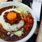 全国ご当地グルメコート 大宮横丁 - 激辛台湾カレー（並）1180円