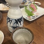 金町製麺 - 九頭龍 燗酒 700円