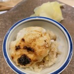 うを徳 - トラフグの白子焼