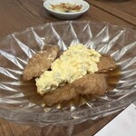 金町製麺 - マグロの南蛮漬けタルタルがけ