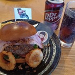 Burger Shishi - ライダーバーガー＋ドリンクセット¥1580+450