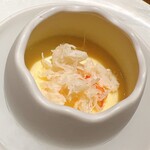 Sushi Sou - クリームチーズの入ったズワイ蟹の茶碗蒸し