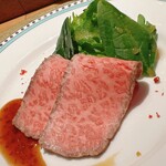 寿司 蒼 - この神戸牛のローストビーフが美味しかった