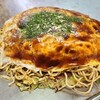 厳島 - 肉玉そば(税込900円)
・袋入り蒸し中太麺(升萬食品)
・ミツワソース
・焼き方:ヘラで強く押さえる
・焼き上がりの形:綺麗な焼き上がり
・鉄板又は鉄板皿で食べるのがスタンダード 