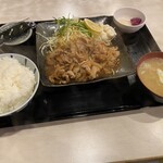 お食事処 おが家 - 生姜焼き定食