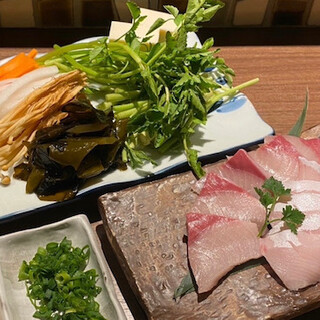 鰤のしゃぶしゃぶ鍋