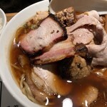 拉麺 生姜と肉 - 
