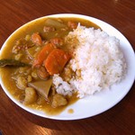 薬膳火鍋しゃぶしゃぶ 小尾羊 - カレーライス大盛り