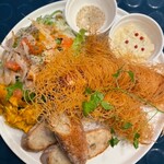 トディーズ シュリンプ - ボリュームたっぷりエビカダイフ巻きランチセット♪