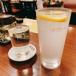 Eiraku Hanten - レモンサワー400円と日本酒400円