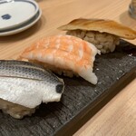 Sushi Sake Saka Na Sugitama - 王道寿司（コハダ、エビ、アナゴ）