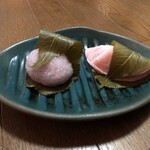 武州庵いぐち - 道明寺と桜餅