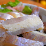 長七屋 - イトヨリに挟まれるのはオカラの甘炊き