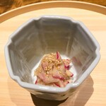 温石 - 赤カブの胡麻和え 