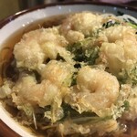 そばの神田東一屋 - えびに着目する。