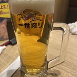 食道楽 - 生ビール