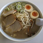 Omo Ri Ramen - もやしラーメン味玉トッピング