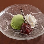 Uji matcha ice cream