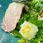 お食事 ちゅうぼう - 「小麦そば 1玉（150g）」1100円＋LINE味玉