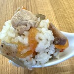 お食事 ちゅうぼう - テイクアウト「東京しゃもの炊き込みご飯弁当」600円
