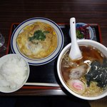 Taishou An - かつ煮セット（ラーメン）